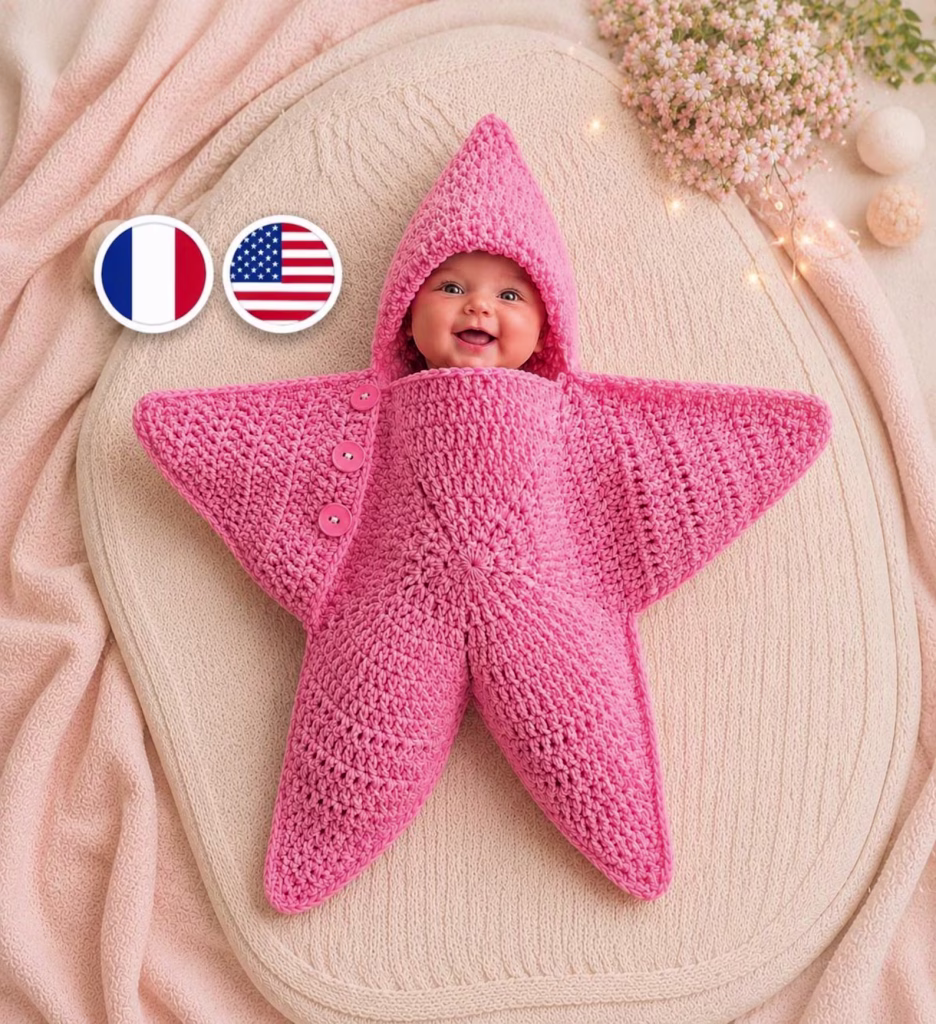 Crochet Baby Star Suit Pattern