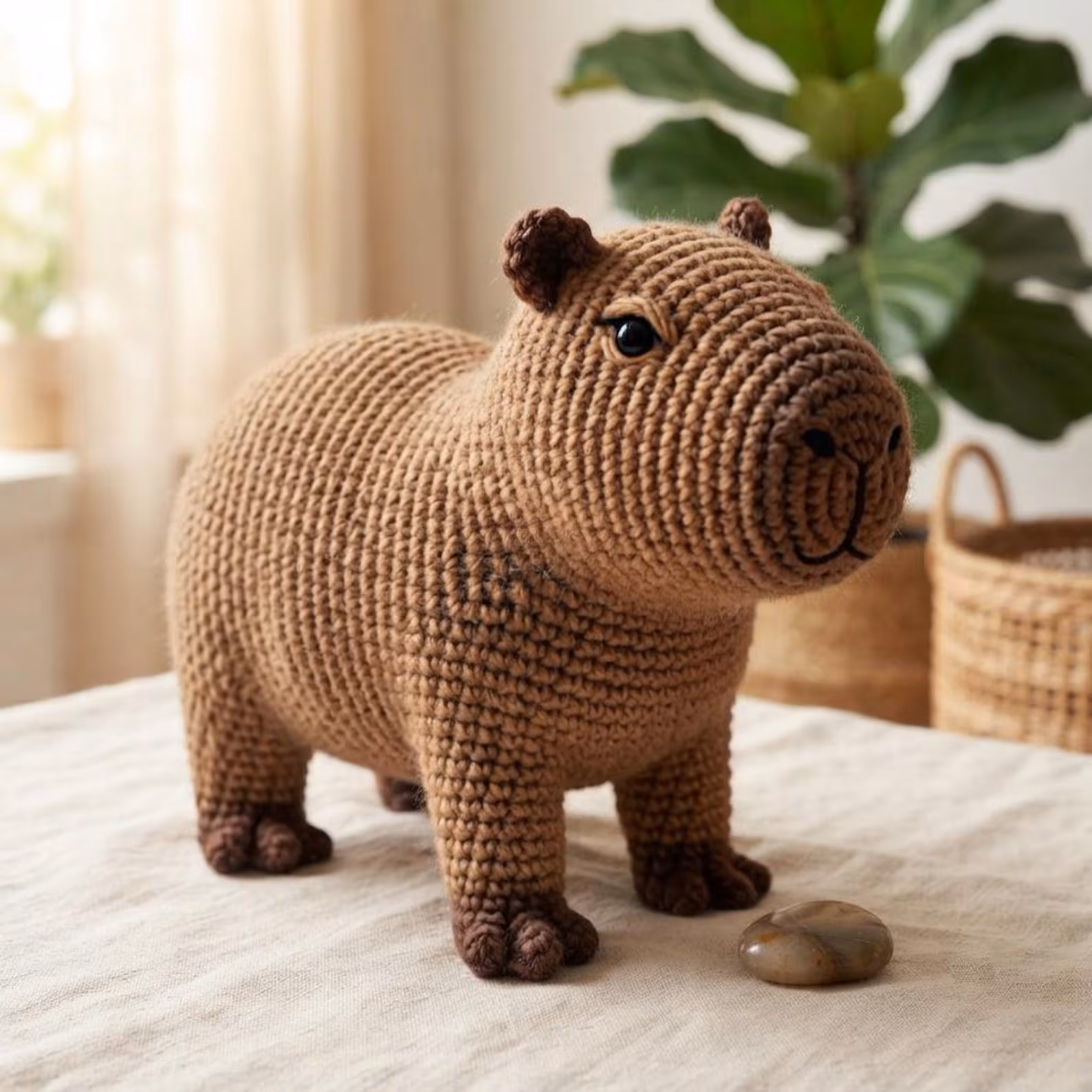 Capybara Crochet Pattern